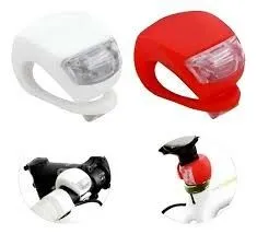LUZ  LED  PARA BICICLETA DELANTERA Y TRASERA / HJ008-2 / HJ0082