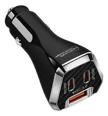 CARGADOR 12V AUTO  SALIDA TIPO C - SIN USB - CAR53004 / CAR-53004