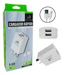 CARGADOR ROYAL V8 - RC5005000A - 5A - 2 USB CABLE DESMONTABLE // V8 MICRO